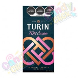 Turin Tablilla Choco Amargo 70% Cacao